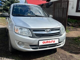 2013 Lada (ВАЗ) Granta I, серебристый, 330000 рублей, вид 1