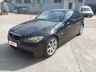 2006 BMW 3 серии 318i V (E90/E91/E92/E93), чёрный, 1100000 рублей, вид 1