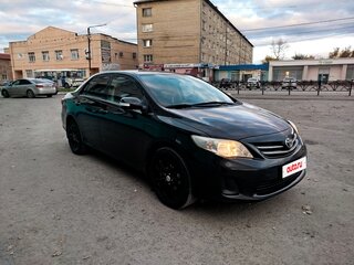 2012 Toyota Corolla X (E140, E150) Рестайлинг, чёрный, 1150000 рублей, вид 1