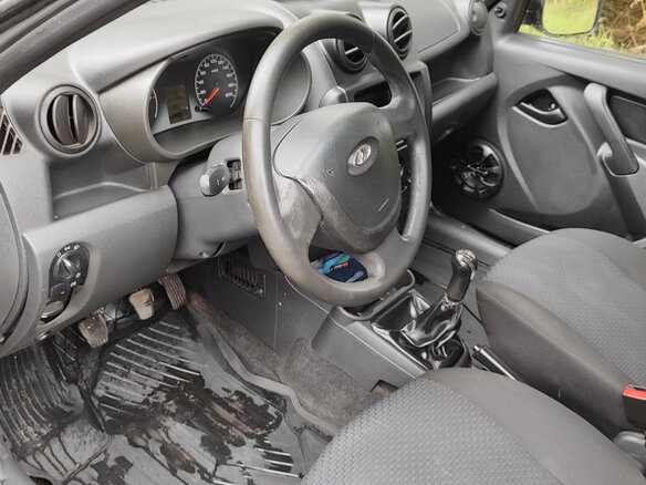 2013 Lada (ВАЗ) Granta I, серый, 285000 рублей - вид 5