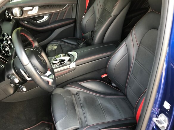 2016 Mercedes-Benz GLC AMG 43 AMG I (X253), синий - вид 3