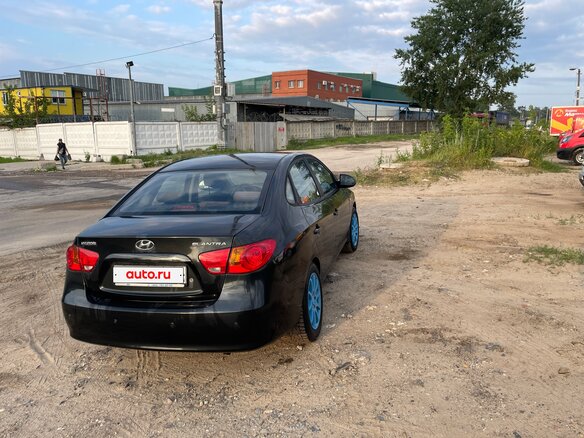 2009 Hyundai Elantra IV (HD), чёрный, 610000 рублей - вид 1