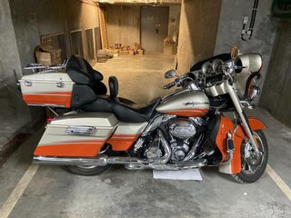 2009 Harley-Davidson Electra Glide, оранжевый, 1250000 рублей, вид 1