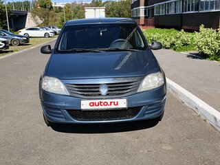 2011 Renault Logan I Рестайлинг, синий, 420000 рублей, вид 1