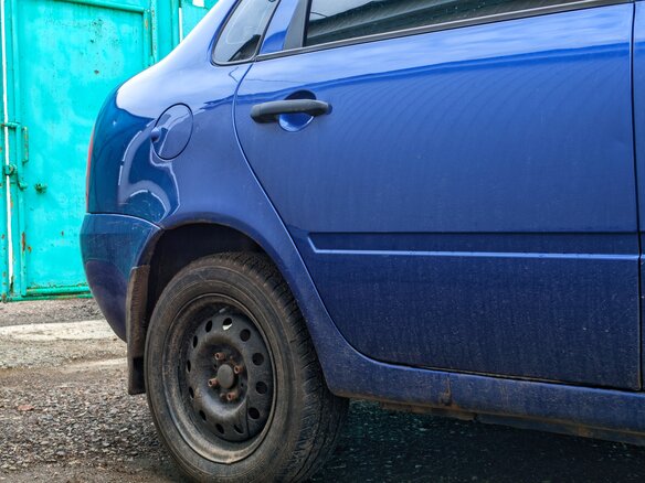 2011 Lada (ВАЗ) Kalina I, синий - вид 6