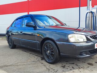 2005 Hyundai Accent ТагАЗ II, чёрный, 270000 рублей, вид 2