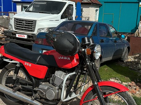 1988 Jawa 350/638, красный, 300000 рублей, вид 1