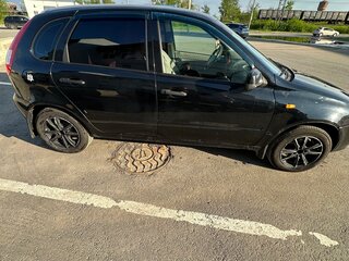 2011 Lada (ВАЗ) Kalina I, чёрный, 200000 рублей, вид 3