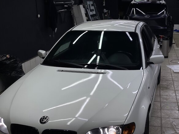 1999 BMW 3 серии 318i IV (E46), белый, 830000 рублей - вид 2