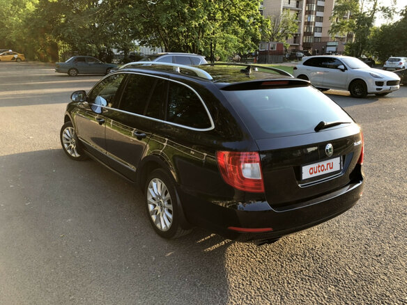 2012 Skoda Superb II, чёрный - вид 4