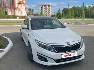 2014 Kia Optima III Рестайлинг, белый, 1500000 рублей, вид 2