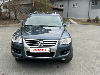 2008 Volkswagen Touareg I Рестайлинг, голубой, 1050000 рублей, вид 2