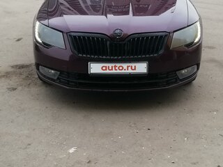 2014 Skoda Superb DSG II Рестайлинг, пурпурный, 850000 рублей, вид 3