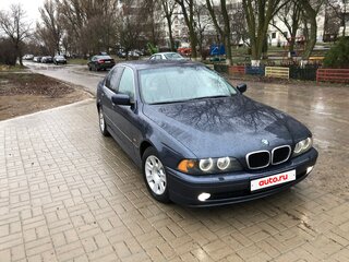 2002 BMW 5 серии 520i IV (E39) Рестайлинг, синий, 800000 рублей, вид 4