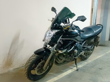 2009 Kawasaki ER-6N, чёрный, 340000 рублей, вид 3
