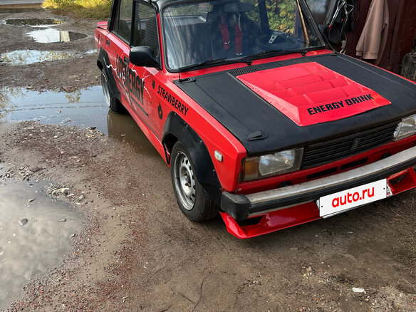 2008 Lada (ВАЗ) 2105, красный, 130000 рублей - вид 2