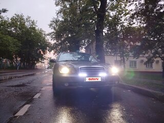 2002 Hyundai Sonata IV (EF) Рестайлинг, серый, 450000 рублей, вид 2
