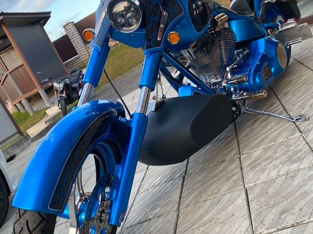 2015 Harley-Davidson Softail Custom, синий, 2300000 рублей, вид 1