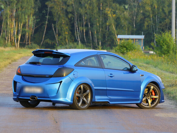 2010 Opel Astra OPC H, голубой