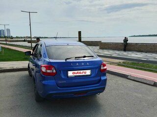 2020 Lada (ВАЗ) Granta I Рестайлинг, синий, 750000 рублей, вид 3