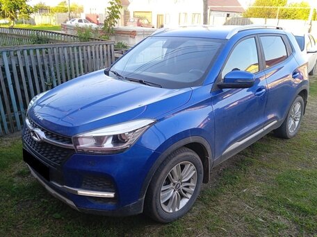 2019 Chery Tiggo 4 I Рестайлинг, синий, 1030000 рублей, вид 1