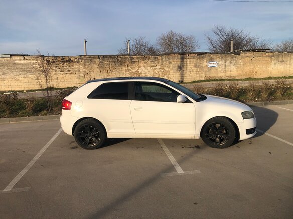 2008 Audi A3 II (8P) Рестайлинг 2, белый, 850000 рублей - вид 5