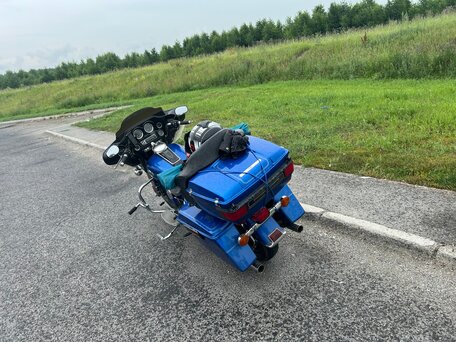 2007 Harley-Davidson Electra Glide, синий, 760000 рублей, вид 5