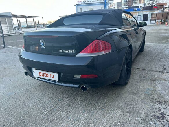 2004 BMW 6 серии 645i II (E63/E64), чёрный, 1970000 рублей - вид 5