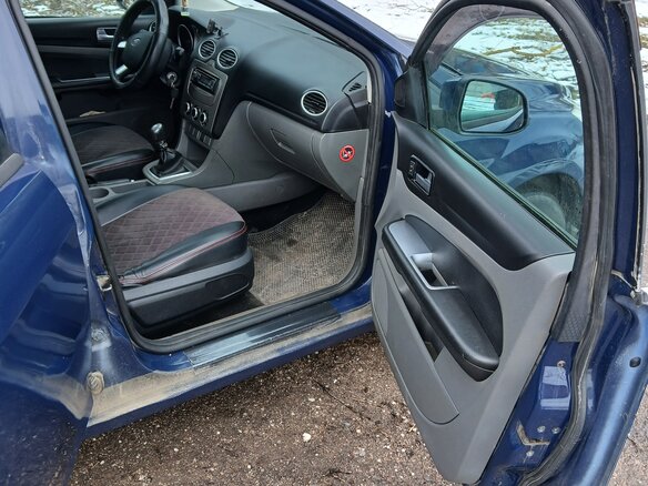 2010 Ford Focus II Рестайлинг, синий, 450000 рублей - вид 7