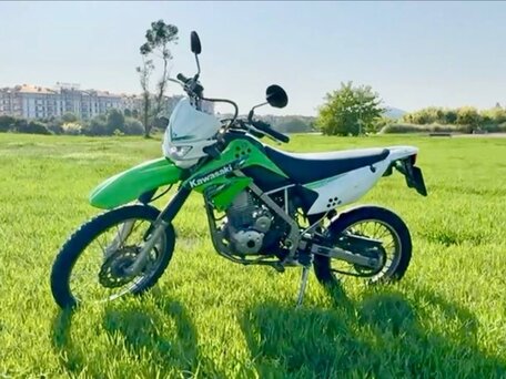 2013 Kawasaki KLX 125, зелёный, 250000 рублей, вид 2