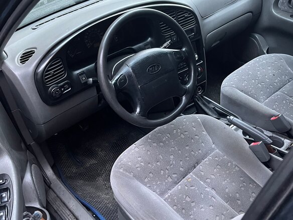 2008 Kia Spectra I Рестайлинг 2, чёрный, 129000 рублей - вид 4