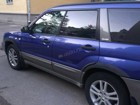 2003 Subaru Forester II, синий - вид 3
