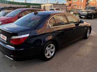 2008 BMW 5 серии 520i V (E60/E61) Рестайлинг, синий, 1100000 рублей, вид 4