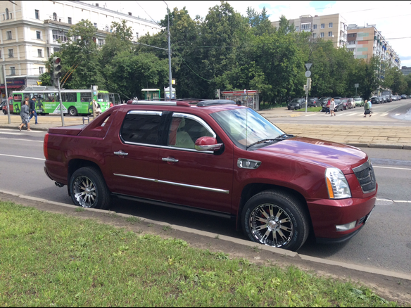 2007 Cadillac Escalade EXT III, пурпурный - вид 1