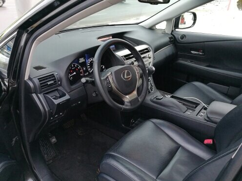 2012 Lexus RX 350 III Рестайлинг, чёрный - вид 4