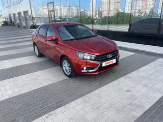 2016 Lada (ВАЗ) Vesta I, красный, 610000 рублей, вид 3