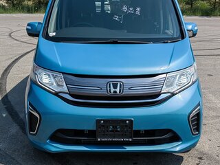 2017 Honda Stepwgn V Рестайлинг, синий, 1950000 рублей, вид 2