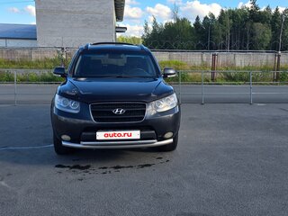 2008 Hyundai Santa Fe II, чёрный, 645000 рублей, вид 1