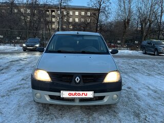 2008 Renault Logan I, серебристый, 350000 рублей, вид 2