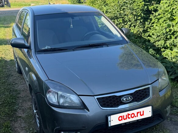 2010 Kia Rio II Рестайлинг, серый, 420000 рублей - вид 5