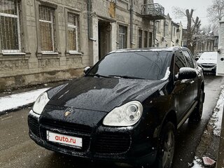2006 Porsche Cayenne Turbo I (955), чёрный, 999999 рублей, вид 3