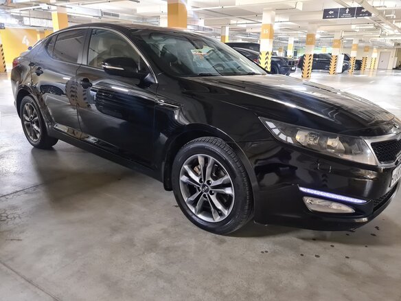 2013 Kia Optima III Рестайлинг, чёрный, 1460000 рублей - вид 1