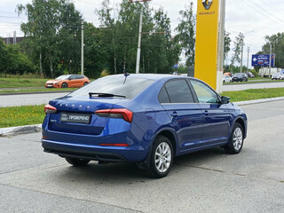 2021 Skoda Rapid II, синий, 1845000 рублей, вид 5