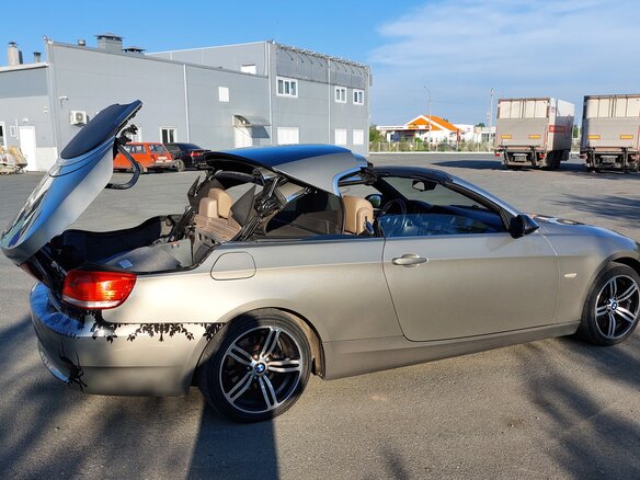 2008 BMW 3 серии 325i V (E90/E91/E92/E93), бежевый, 1500000 рублей - вид 4