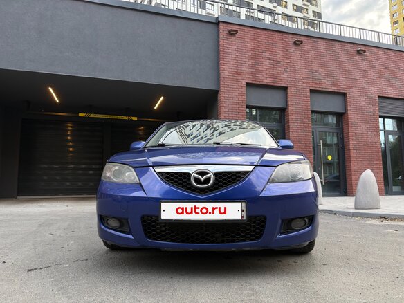 2008 Mazda 3 4-speed I (BK) Рестайлинг, синий - вид 9
