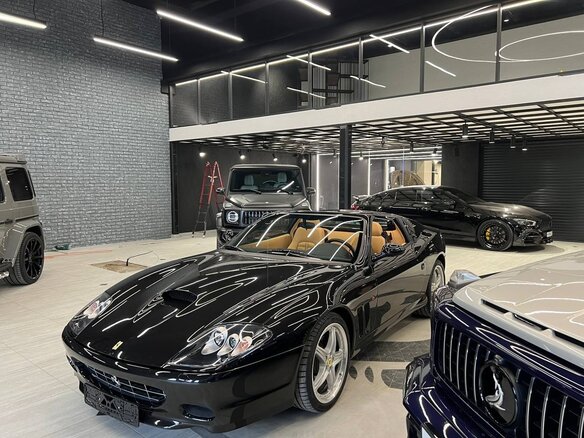 2005 Ferrari 575M Superamerica, чёрный - вид 1
