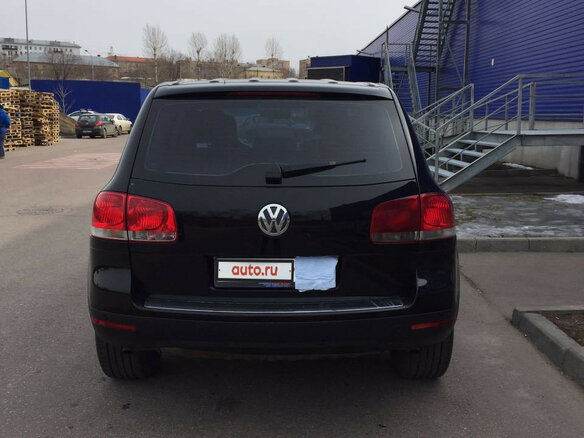 2005 Volkswagen Touareg I, чёрный - вид 5