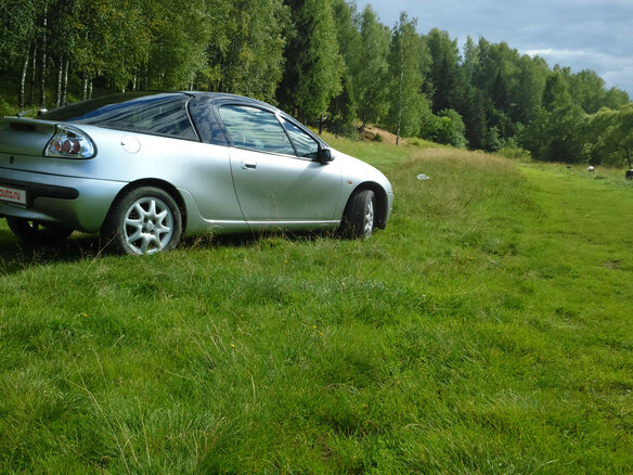 1998 Opel Tigra A, серебристый
