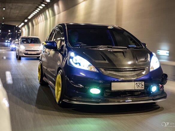 2010 Honda Fit II, синий - вид 11