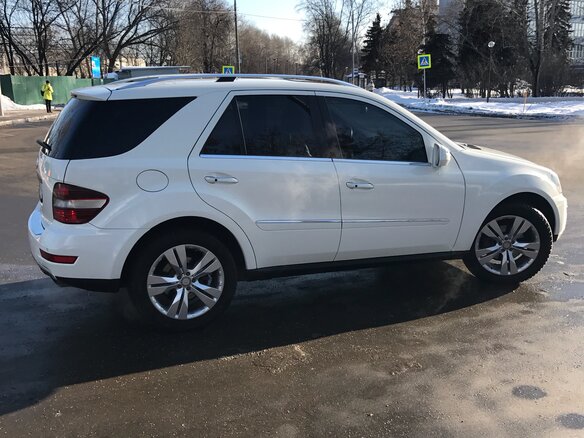 2008 Mercedes-Benz M-Класс 350 II (W164) Рестайлинг, белый - вид 5